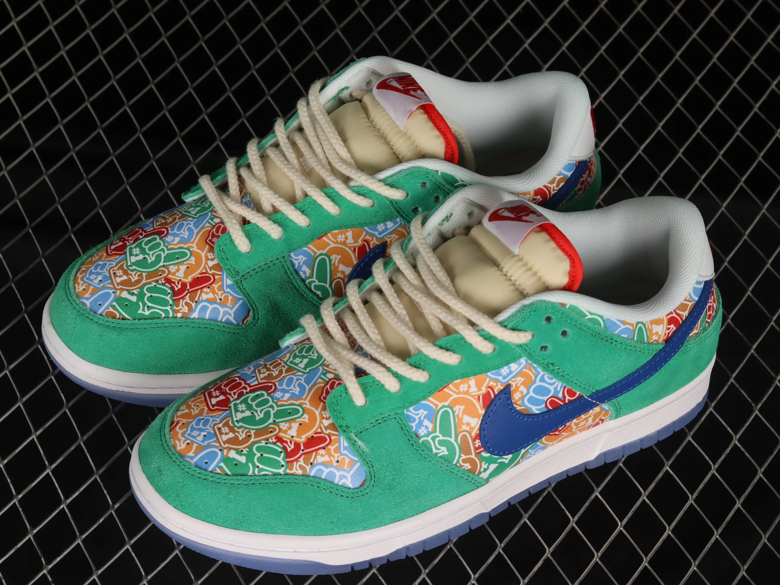 All categories Nk SB Dunk series Nk SB Dunk Low low-top sneakers Nk Dunk Low "Foam Finger" SB low-top sports and leisure sneakers DZ5184-300